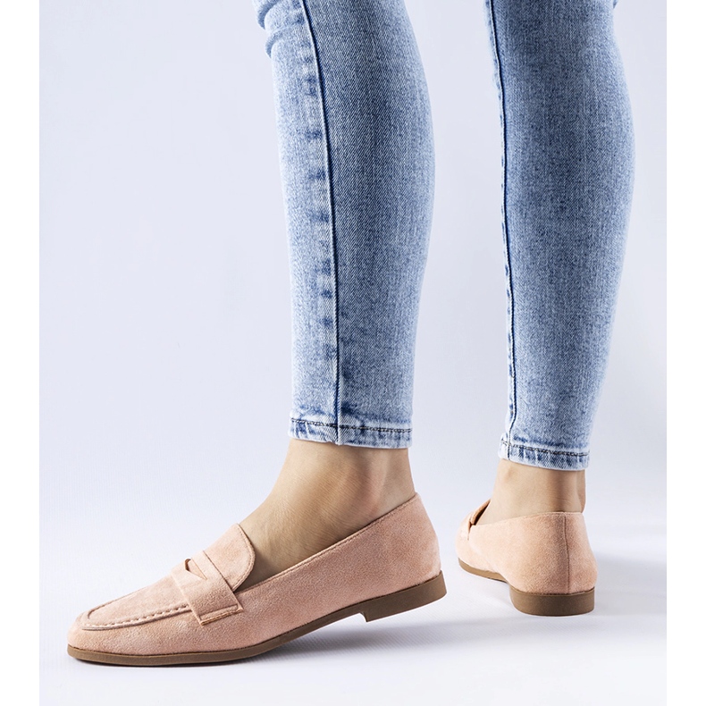 Vaaleanpunaiset Medfordin eko-mokkasiinit vaaleanpunainen 1