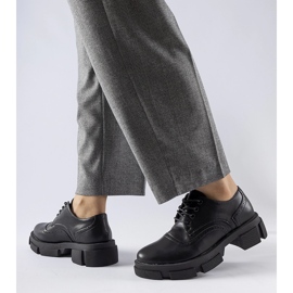 Piazzetta mustat nauhakengät 1