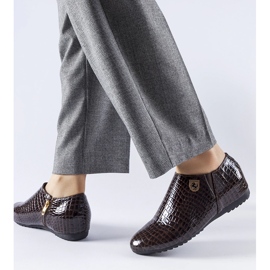 Ruskeat Nelec-lakkokengät 1