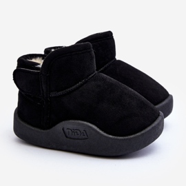 Mustat Benigna Lasten lumisaappaat turkisvuorella 1