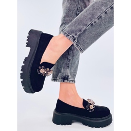 Heidi Black loafers kristalleilla musta 2