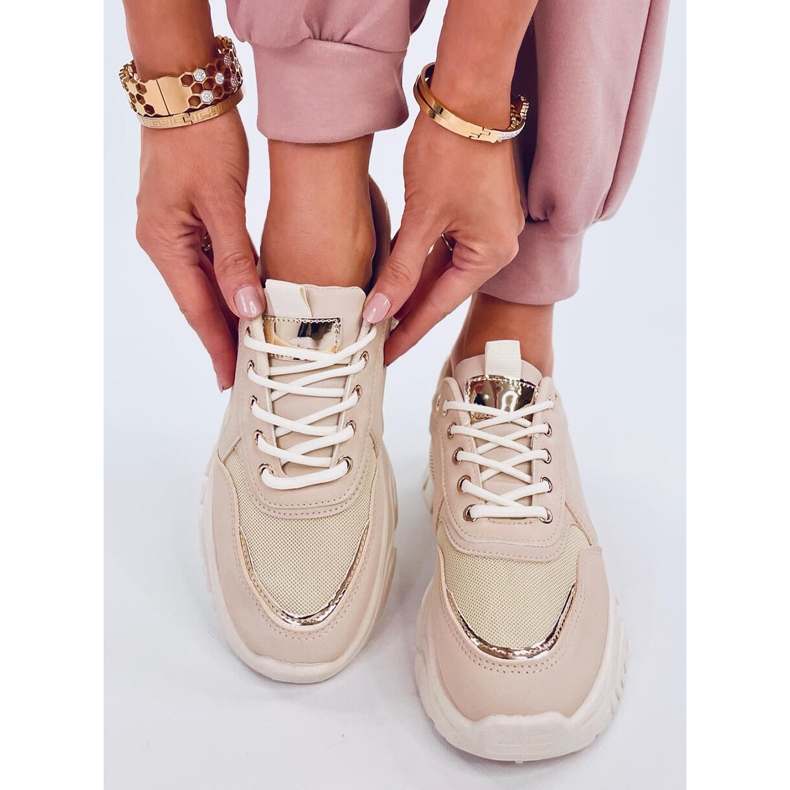 Fleis Beige naisten urheilukengät 1