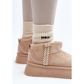 Alustan lumisaappaat beigellä Udra-kuviolla 2