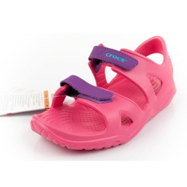 Crocs Swiftwater Jr 204988-600 sandaalit vaaleanpunainen 1