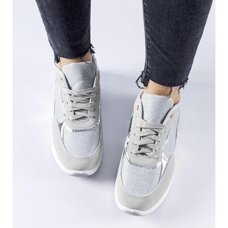 Roganzuolon harmaat kimaltelevat tennarit 1