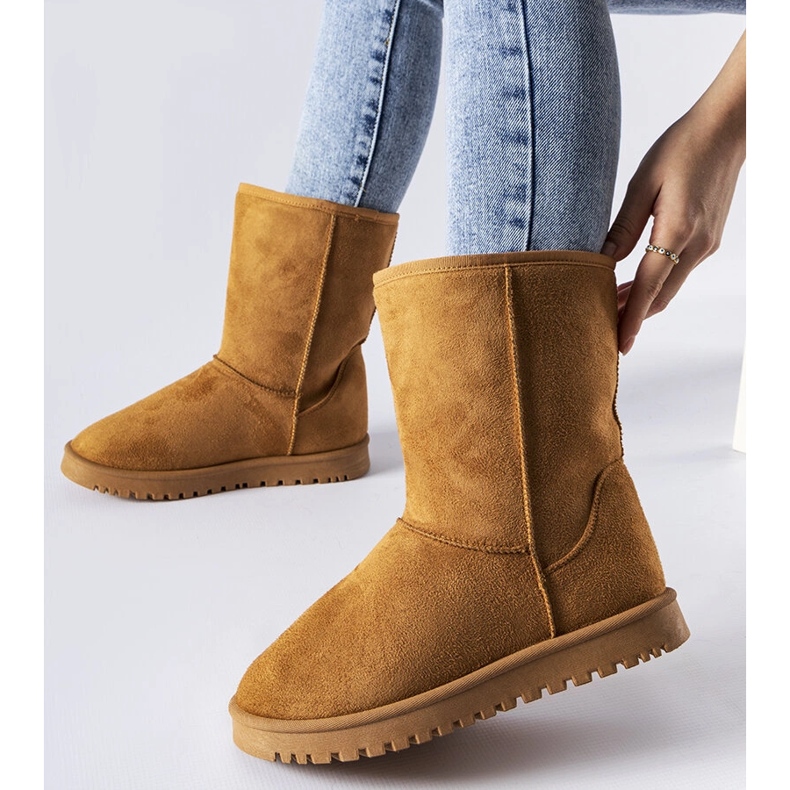 Ruskeat eristetyt klassiset Ireneon lumisaappaat 1