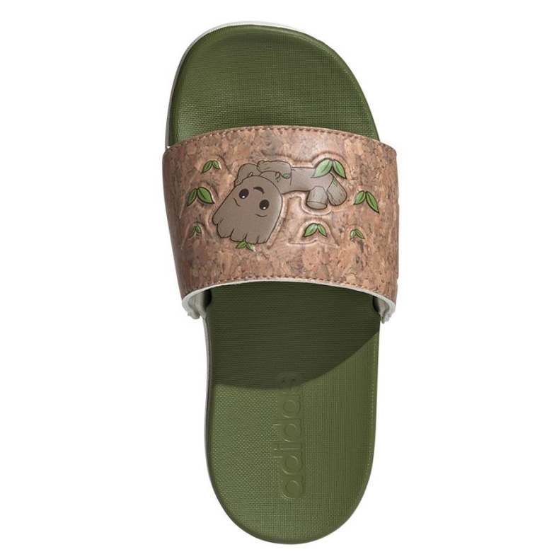 Adidas Adilette Comfort Jr ID8029 varvastossut vihreä 2