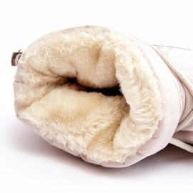 Seastar Naisten lumisaappaat, joissa nauhat, beige 4