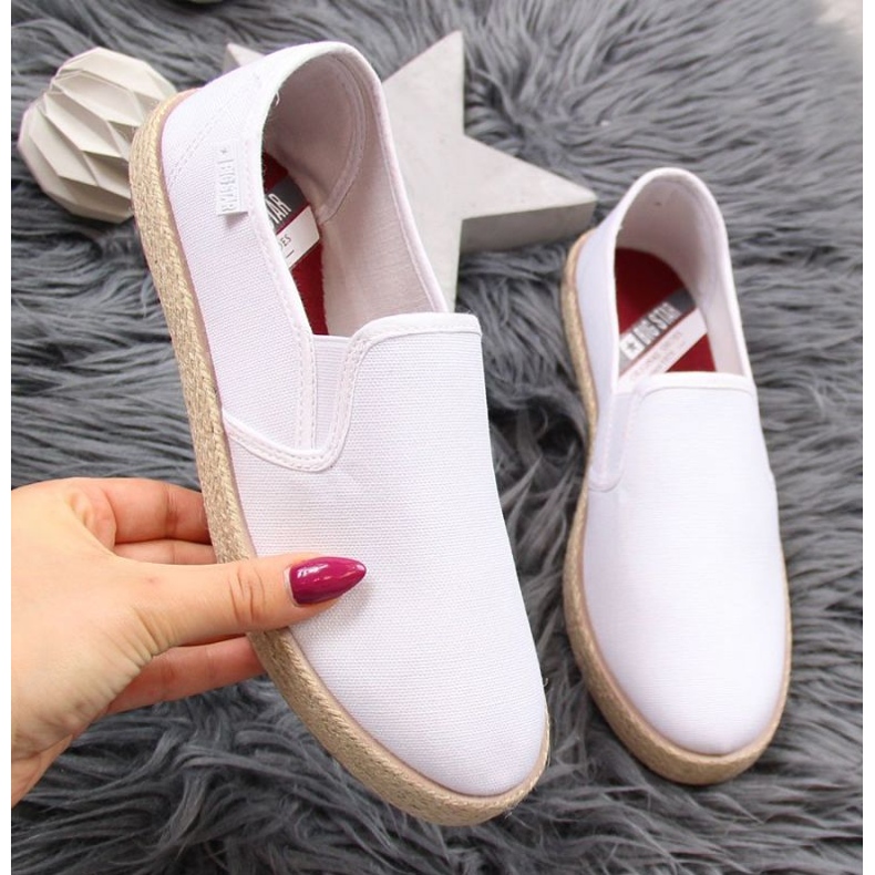 Big Star W DD274015 espadrillit, valkoiset valkoinen 1