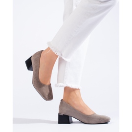 Tyylikkäät pumput korkokengät La.Fi harmaa 2