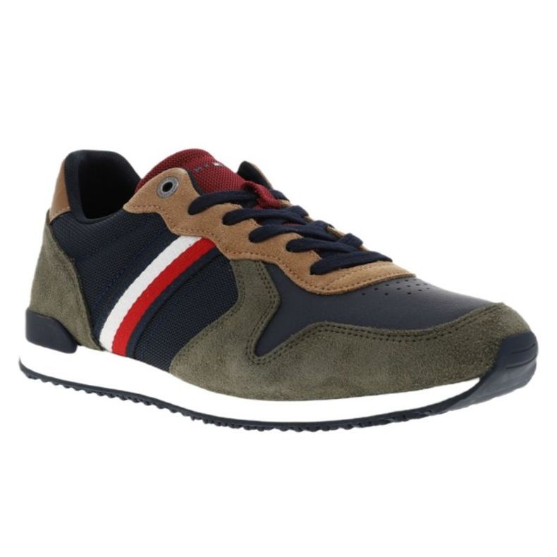 Tommy Hilfiger Iconic Runner Mix M -kengät FM0FM04282 monivärinen 1