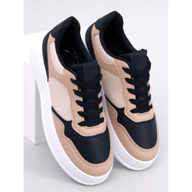 Panda naisten tennarit Brewer BLACK/KHAKI musta 1