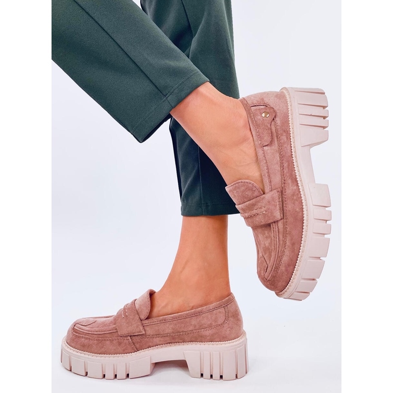 Chandra Khaki -tasoiset loaferit beige 2