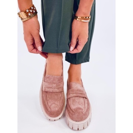Chandra Khaki -tasoiset loaferit beige 1
