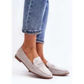 Naisten klassiset mokasiinit Harmaa Olevin 2