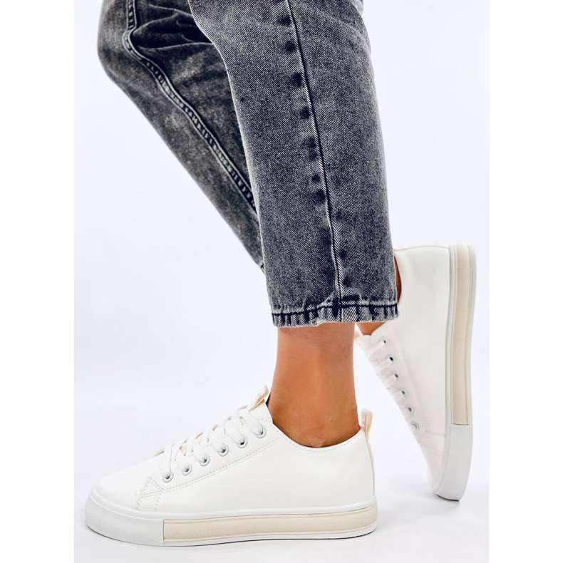 Monae Beige naisten tennarit valkoinen 2