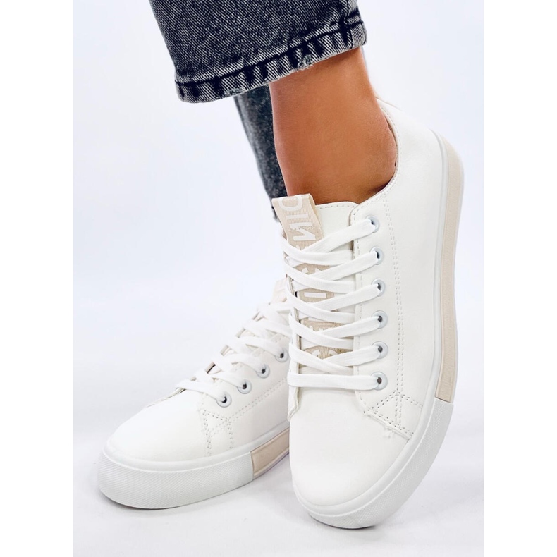 Monae Beige naisten tennarit valkoinen 1