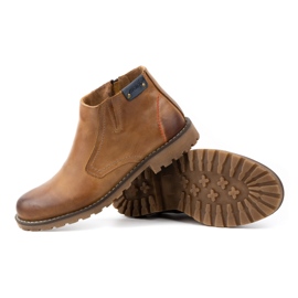 Olivier Miesten eristetyt saappaat 815 punainen ruskea 3