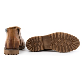 Olivier Miesten eristetyt saappaat 815 punainen ruskea 4