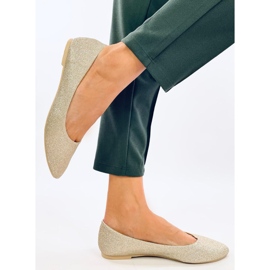 Chiesa Gold glitterballerinat kultainen 2