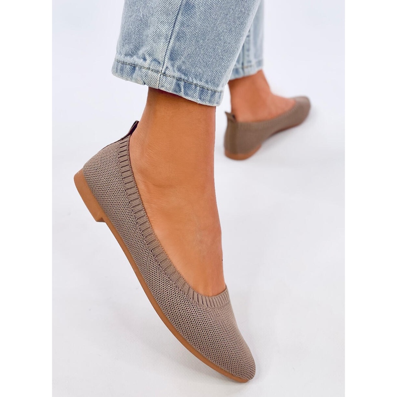 Kreiss Khaki harjakattoisia balettiasuntoja ruskea 2