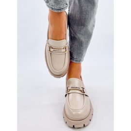 Emina Beige -tasoiset loaferit 1