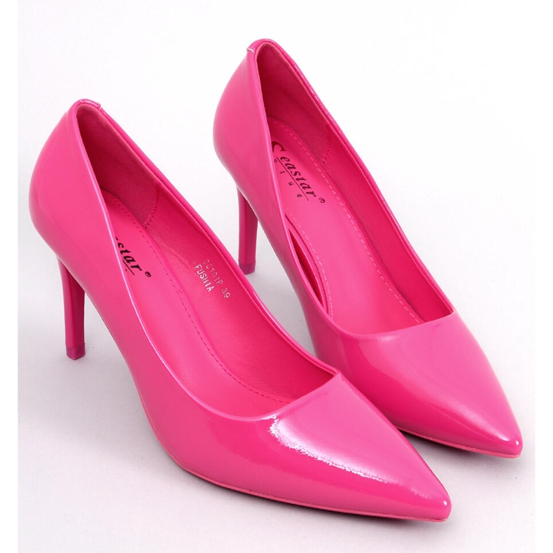 Charlotte Fuchsia lakatut stiletto-pumput vaaleanpunainen 1