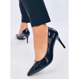 Charlotte Black patentoidut stiletto-pumput musta 1