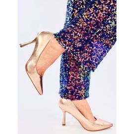 Naisten Aurora Champagne -korkokengät vaaleanpunainen 2