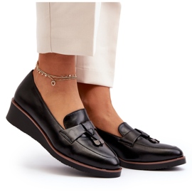 Vinceza Naisten kiilakoristeiset kengät, musta Miliret 9
