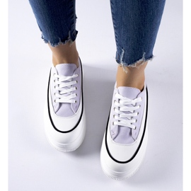 Purppuraiset tennarit Plesio-alustalla violetti 1