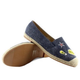 Espadrillit, joissa JH21p D. Siniset merkit tummansininen 1
