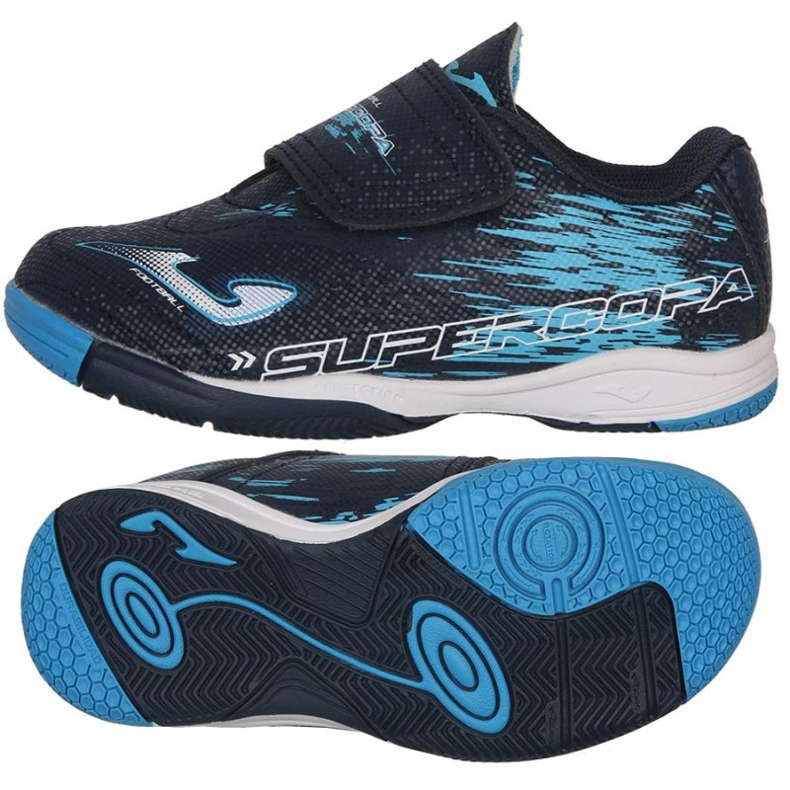 Joma Super Copa 2303 In Jr SCJS2303INV jalkapallokengät sininen 3