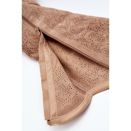 S.barski HY66-132 naisten harjakattoiset saappaat, beige 1
