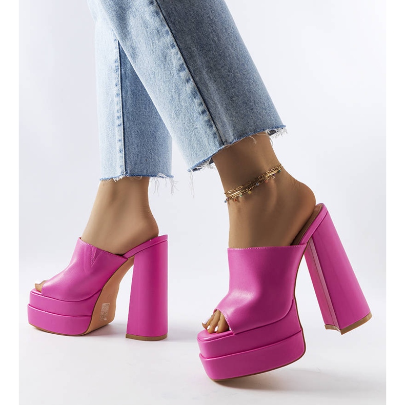 Mertzonin vaaleanpunaiset korkokengät vaaleanpunainen 1