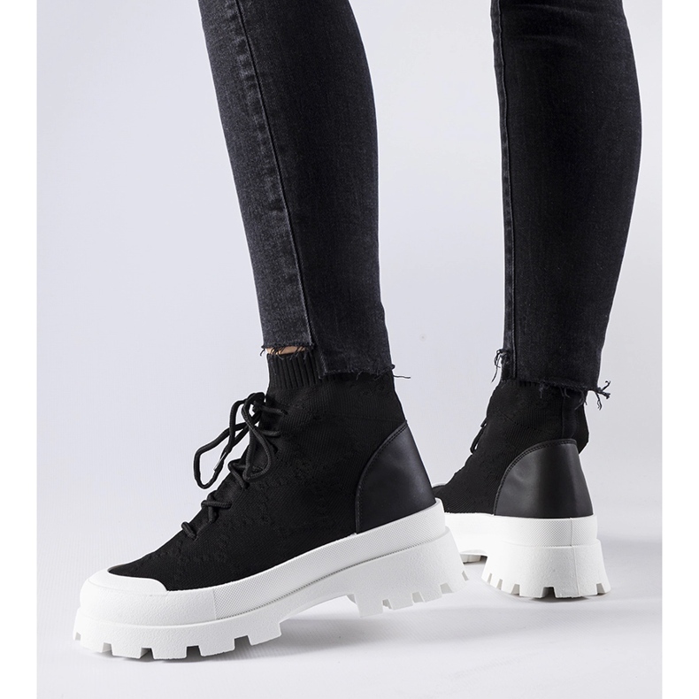 Mustat Éric-korkeat lenkkarit 1