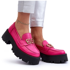 Zazoo 20164 naisten loaferit, jotka on valmistettu fuksiasta luonnonnahasta vaaleanpunainen 10