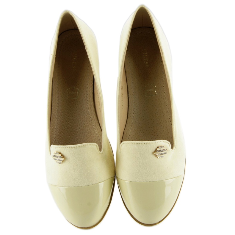 Pastelliset loafers lordsy 7111 keltaiset keltainen 1