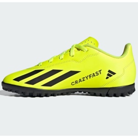 Adidas X Crazyfast Club Tf Jr IF0707 kengät keltainen 1