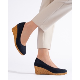 Tummansiniset kiilapumput sininen 1