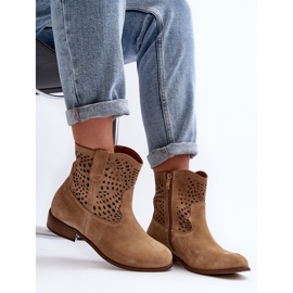 Lewski Shoes Naisten avoimet nilkkurit Lewski-kengät 3301/2 beige 2