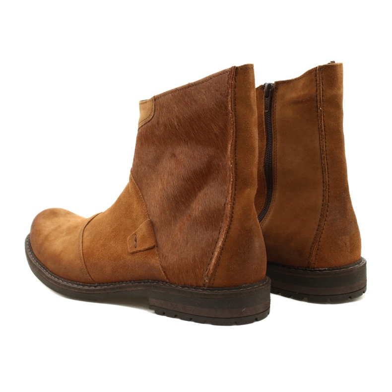 Olivier Miesten nahkasaappaat 553KZ punainen ruskea 7