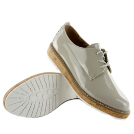 Loaferit nahkaverhoilulla 7153 Harmaa 2