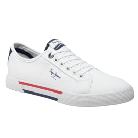 Pepe Jeans Brady Basic M PMS30816 kengät valkoinen 1