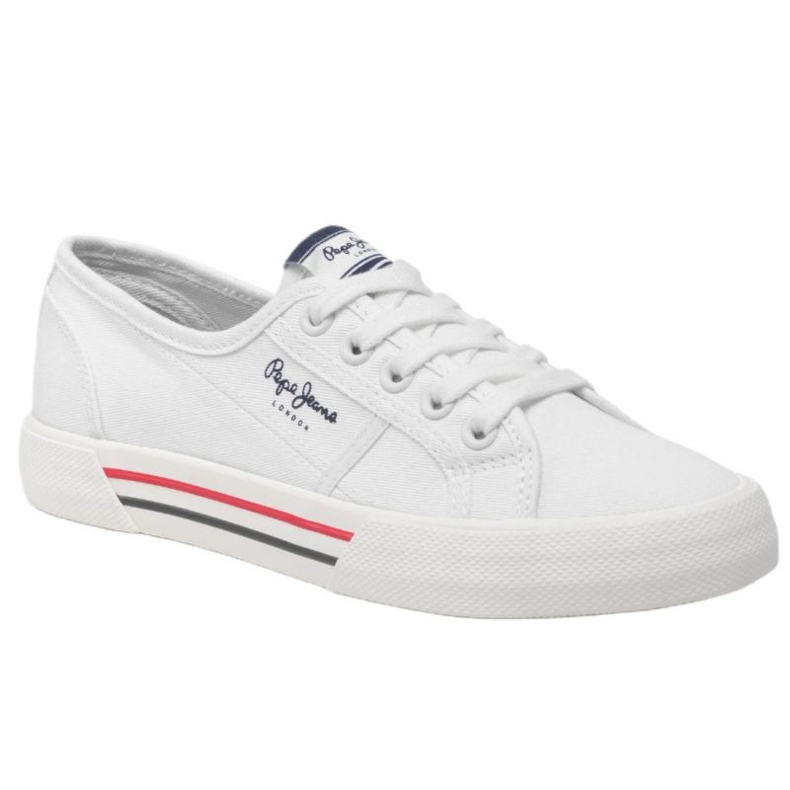Pepe Jeans Brady Basic W PLS31287 kengät valkoinen 1