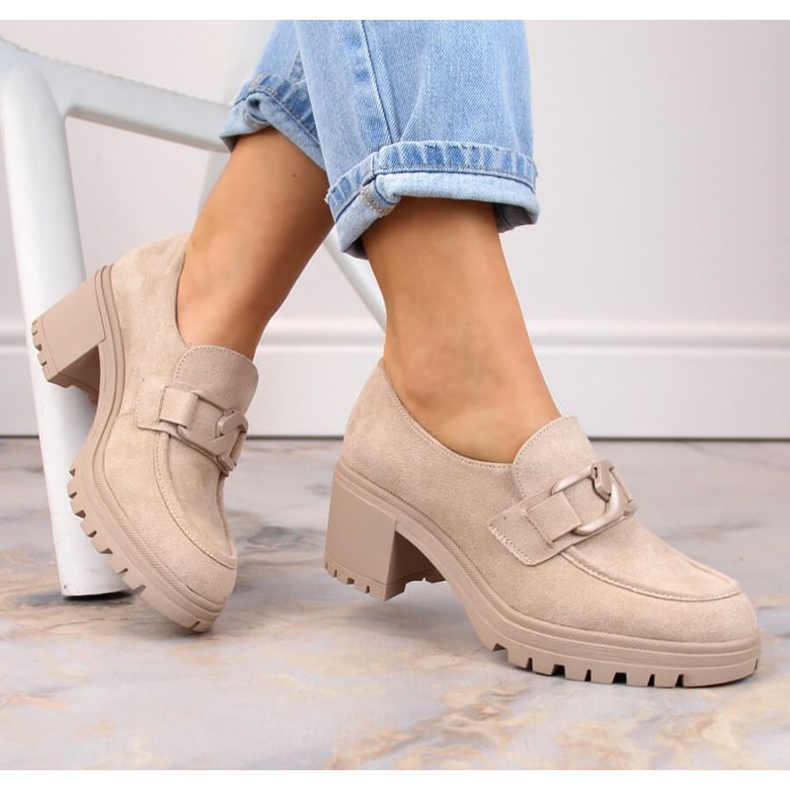 Vinceza W JAN177D mokkanahkakengät, beige 2