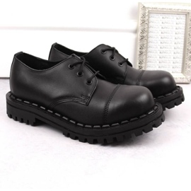 Gregor W GRE1206A nahkasaappaat, mustat 1