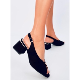 Seastar Vandell Mustat korkeakorkoiset sandaalit 2