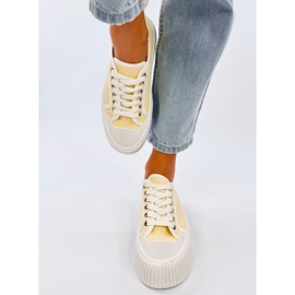 Dors Yellow naisten alustalenkkarit keltainen 1