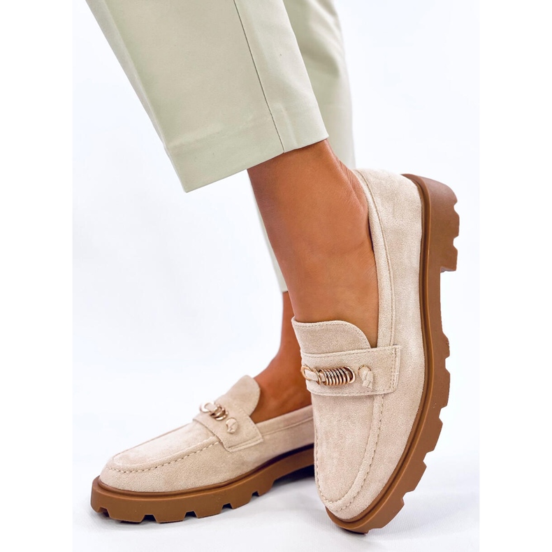 Molla Beige naisten mokasiinit 2